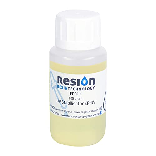 Epoxidharz UV-Stabilisator/Verhindert Verfärbung | 100gr | Geruchslos, Top Qualität, Für alle Epoxidharze von RESION