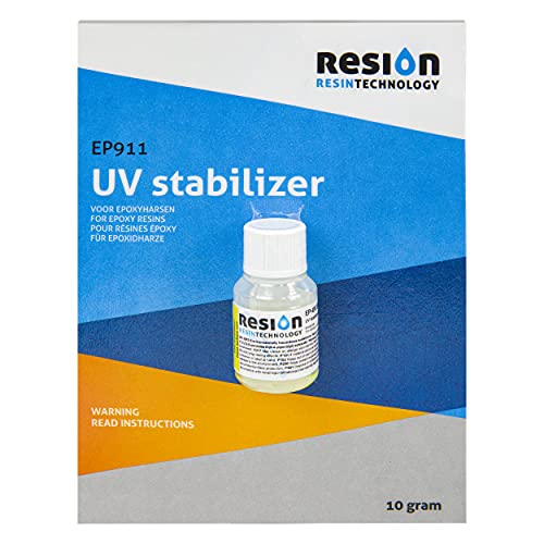 Epoxidharz UV-Stabilisator/Verhindert Verfärbung | 10gr | Geruchslos, Top Qualität, Für alle Epoxidharze von RESION