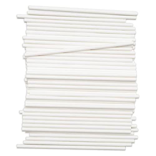 RESTALLADNWEST 100 Stück Lutscherstäbchen, Cake Pops, Lolly Sticks, Papierstäbe, Kuchenaufsatz, Länge 7,3 cm, für Lutscher, Cake Pops, Süßigkeiten, Pralinen, Kekse RESTALLADNWEST 100 Stück Lutscherstäbchen, Cake Pops, Lolly Sticks, Papierstäbe, Kuchenaufsatz, Länge 7,3 cm, für Lutscher, Cake Pops, Süßigkeiten, Pralinen, Kekse von RESTALLADNWEST