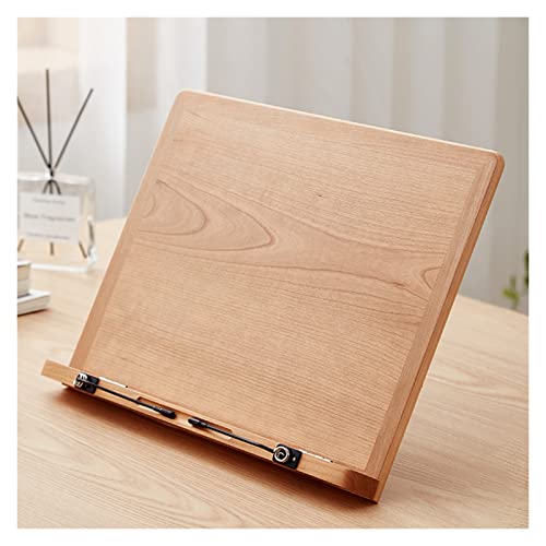 Schreibtisch-Buchständer Zum Lesen, Verstellbarer Buchhalter Mit Seiten-Büroklammern, Multifunktions-Holz-Laptop-Tablet-Ständer, Perfekt Für Schule, Küche, Theke, Büro ( Color : Cherry , Size : L ) Schreibtisch-Buchständer Zum Lesen, Verstellbarer Buchhalter Mit Seiten-Büroklammern, Multifunktions-Holz-Laptop-Tablet-Ständer, Perfekt Für Schule, Küche, Theke, Büro ( Color : Cherry , Size : L ) von RETENA