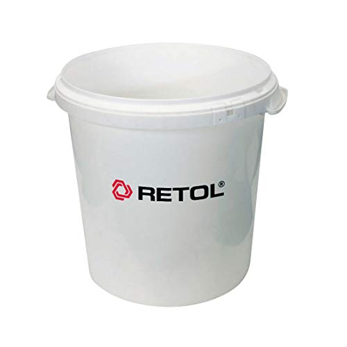 RETOL Tools Anrühreimer für Spachtelmassen, weiß, 30 l aus Kunststoff mit Zwei Griffschalen für den einfachen Transport RETOL Tools Anrühreimer für Spachtelmassen, weiß, 30 l aus Kunststoff mit Zwei Griffschalen für den einfachen Transport von RETOL