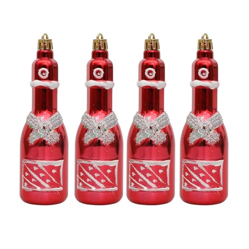 1 Packung Weihnachtsbaumschmuck Tasse/Flaschenförmiger hängender Anhänger für Heimdekoration, festliches Urlaubszubehör 1 Packung Weihnachtsbaumschmuck Tasse/Flaschenförmiger hängender Anhänger für Heimdekoration, festliches Urlaubszubehör von RETUOLWAG