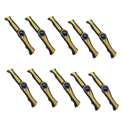 10 x goldene Perlenverschlüsse, Jades-Perlen, ethnische Knöpfe, abnehmbare, verstellbare Knöpfe für Persönlichkeitsschmuck 10 x goldene Perlenverschlüsse, Jades-Perlen, ethnische Knöpfe, abnehmbare, verstellbare Knöpfe für Persönlichkeitsschmuck von RETUOLWAG