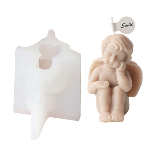 3D-Silikonform "Wishing Girl", handgefertigt, Seife, Harz, Gips, Handwerk von RETUOLWAG