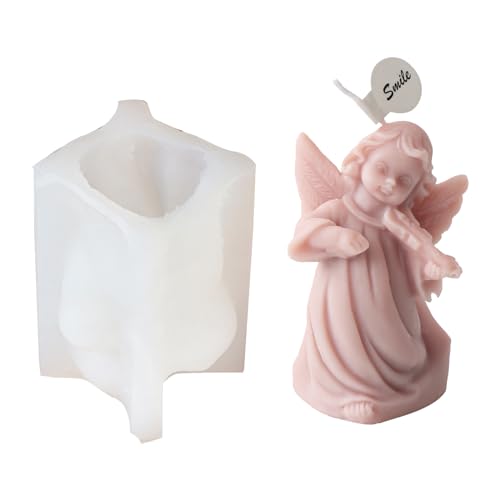 3D-Silikonform "Wishing Girl", handgefertigt, Seife, Harz, Gips, Handwerk von RETUOLWAG