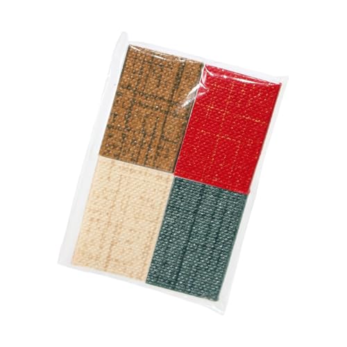 Antike Blanko-Bücher für Puppenhäuser, Bücherregal, Dekoration und Bastelprojekte, Modell, dekoratives Accessoire-Buch, Set mit 4 Miniatur-Büchern von RETUOLWAG