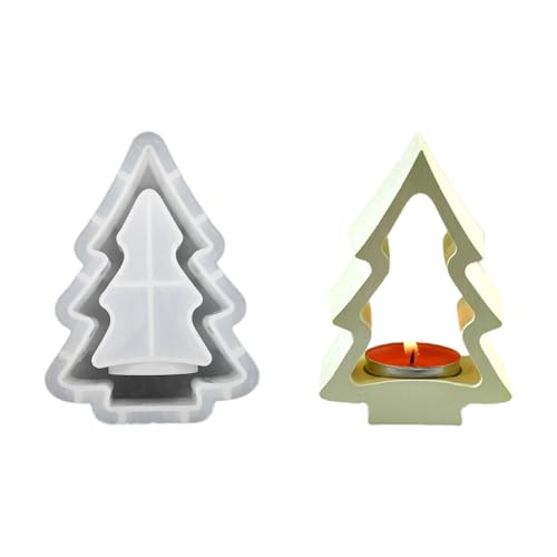 Candlestick Formen Silikon Handwerksform Haus/Baumform Kerzenform von RETUOLWAG