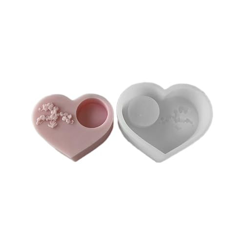 Epoxy Candlestick Silikon Schimmel Kerze Basis Herzförmige Kerzenhalter Formen Ornamente Home Decorations Form Desktop Accessoire Epoxy Candlestick Silikon Schimmel Kerze Basis Herzförmige Kerzenhalter Formen Ornamente Home Decorations Form Desktop Accessoire von RETUOLWAG
