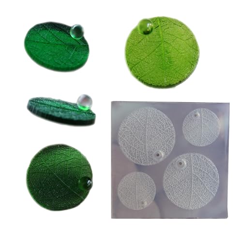 Flexible Silikonform zum Basteln von Harz, Wassertropfen- und Blattformen mit klaren Details für Bastler, Epoxidharz Flexible Silikonform zum Basteln von Harz, Wassertropfen- und Blattformen mit klaren Details für Bastler, Epoxidharz von RETUOLWAG