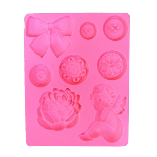 Flexible Silikonformen mit aufwendigen Rosen-Engel-Designs, geeignet zum Backen und für Silikonkunst Flexible Silikonformen mit aufwendigen Rosen-Engel-Designs, geeignet zum Backen und für Silikonkunst von RETUOLWAG