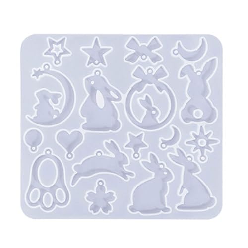 Kristall-Epoxidharz-Form, Tierform, Ohrringe, Anhänger, Silikon, Schlüsselanhänger, modisch von RETUOLWAG