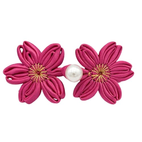 Künstlerischer handgefertigter Knopf mit Kirschblüten, orientalischer Stil, Knotenknöpfe für vielseitige Modeanwendungen von RETUOLWAG