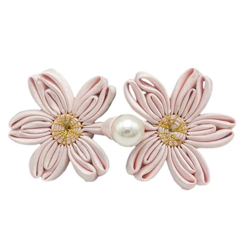 Künstlerischer handgefertigter Knopf mit Kirschblüten, orientalischer Stil, Knotenknöpfe für vielseitige Modeanwendungen von RETUOLWAG