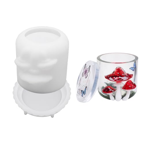 Lebensmittelechtes Silikon-Pilzglas für Epoxidharz, Basteln, wiederverwendbar, Kunstprojekte, Zubehör, Epoxidharz, Silikon-Set Lebensmittelechtes Silikon-Pilzglas für Epoxidharz, Basteln, wiederverwendbar, Kunstprojekte, Zubehör, Epoxidharz, Silikon-Set von RETUOLWAG