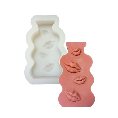 Pucker Up Lippen Silikonformen Kuss Lippenmund Kerzenformen Gips Epoxidharz Formen Backen Für Kerzenherstellung Pucker Up Lippen Form Kuss Lippenmund Silikon Backpflaster von RETUOLWAG