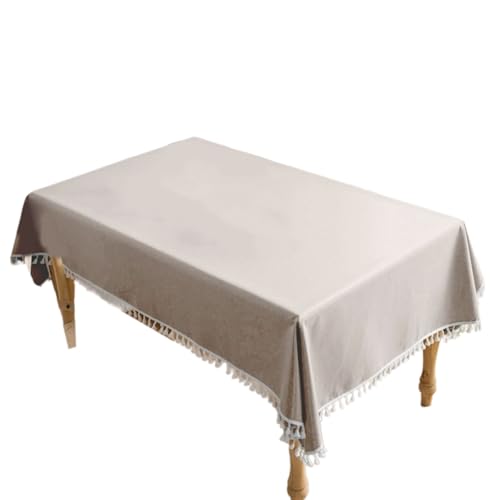 RETUOLWAG Elegante Tischdecke, wasserabweisend, Baumwoll-Leinen, Tischdecke für Partys und den täglichen Gebrauch, Tischdecke, 140 x 90 cm RETUOLWAG Elegante Tischdecke, wasserabweisend, Baumwoll-Leinen, Tischdecke für Partys und den täglichen Gebrauch, Tischdecke, 140 x 90 cm von RETUOLWAG
