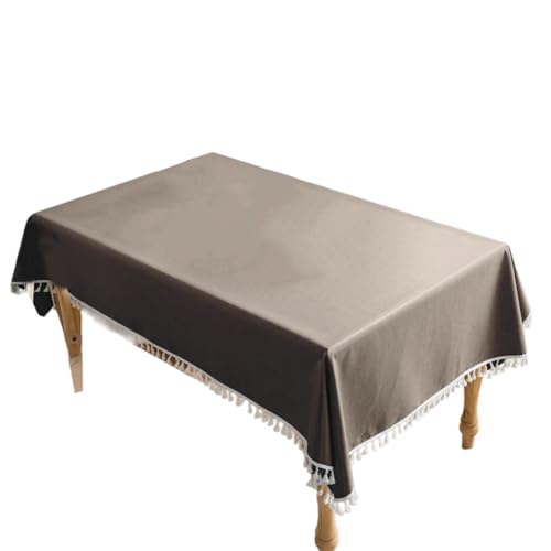 RETUOLWAG Elegante Tischdecke, wasserabweisend, Baumwoll-Leinen, Tischdecke für Partys und den täglichen Gebrauch, Tischdecke, 140 x 90 cm RETUOLWAG Elegante Tischdecke, wasserabweisend, Baumwoll-Leinen, Tischdecke für Partys und den täglichen Gebrauch, Tischdecke, 140 x 90 cm von RETUOLWAG