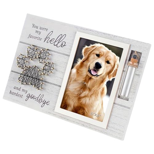 RETUOLWAG Eleganter Haustier-Bilderrahmen für den Moment mit Hund und Katzen, Heimdekoration, Holz-Bilderrahmen mit kleiner Glasflasche RETUOLWAG Eleganter Haustier-Bilderrahmen für den Moment mit Hund und Katzen, Heimdekoration, Holz-Bilderrahmen mit kleiner Glasflasche von RETUOLWAG