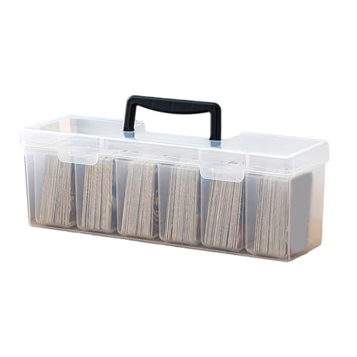 RETUOLWAG Großkapazität Trading Card Storage Box Clear Game Card Organisatoren Multifunktionale Acryl Deckbox Für Enthusiasten Spielen Fall Organisatoren Handelsporte Sportkarten Container RETUOLWAG Großkapazität Trading Card Storage Box Clear Game Card Organisatoren Multifunktionale Acryl Deckbox Für Enthusiasten Spielen Fall Organisatoren Handelsporte Sportkarten Container von RETUOLWAG