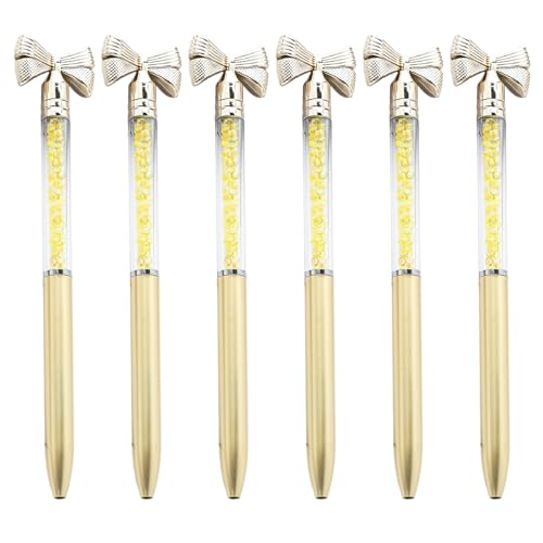 RETUOLWAG Kugelschreiber mit Schleife, zum Öffnen/Schließen, Bürosignierstift, Gastschild, Business-Stift für Büro, Schule, 6 Stück RETUOLWAG Kugelschreiber mit Schleife, zum Öffnen/Schließen, Bürosignierstift, Gastschild, Business-Stift für Büro, Schule, 6 Stück von RETUOLWAG