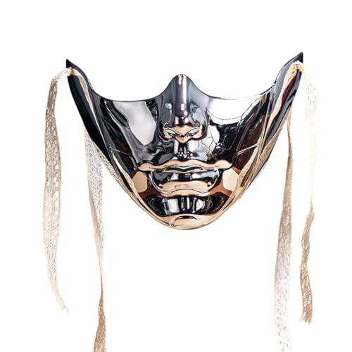 RETUOLWAG Maskerade Beauty Mechanische Halbgesichtsparty Halloween Cosplay für Frauen Männer Ästhetik RETUOLWAG Maskerade Beauty Mechanische Halbgesichtsparty Halloween Cosplay für Frauen Männer Ästhetik von RETUOLWAG