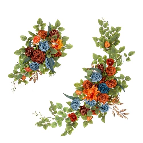 RETUOLWAG Praktische Hochzeitsbogen Tür Blume Zarte Hochzeit Zeremonie Blume Funktionelle Seidenblume Bogentür Verzierung RETUOLWAG Praktische Hochzeitsbogen Tür Blume Zarte Hochzeit Zeremonie Blume Funktionelle Seidenblume Bogentür Verzierung von RETUOLWAG