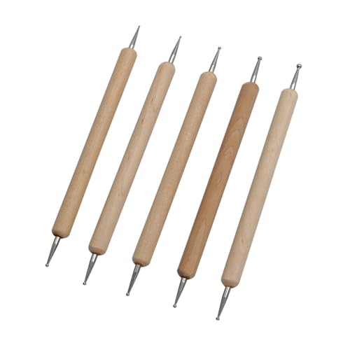 RETUOLWAG Töpferwerkzeug, Modellierwerkzeug, Modellierwerkzeug, Nägel, Kunststift, Punktierstift, Keramik-Ton, Modelliermasse, Werkzeug, 5 Stück RETUOLWAG Töpferwerkzeug, Modellierwerkzeug, Modellierwerkzeug, Nägel, Kunststift, Punktierstift, Keramik-Ton, Modelliermasse, Werkzeug, 5 Stück von RETUOLWAG