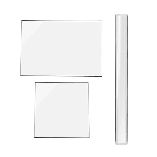 RETUOLWAG Tonroller mit Acrylplatte, Modellierwerkzeug-Set, Ton-Nudelholz mit Acryl-Ton-Blatt für Anfänger RETUOLWAG Tonroller mit Acrylplatte, Modellierwerkzeug-Set, Ton-Nudelholz mit Acryl-Ton-Blatt für Anfänger von RETUOLWAG