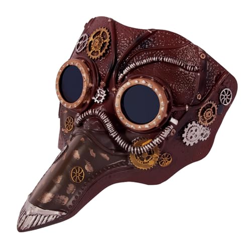 RETUOLWAG Vogelgesicht Halloween Cosplay Vogelgesicht Halloween Langer Schnabel Gesicht für Halloween Cosplay Partys von RETUOLWAG