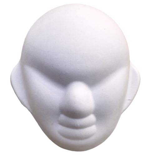 RETUOLWAG Weißes lackierbares Kostüm, Vollgesicht, bemalbar, weiß, einfarbig für Dekorationen RETUOLWAG Weißes lackierbares Kostüm, Vollgesicht, bemalbar, weiß, einfarbig für Dekorationen von RETUOLWAG