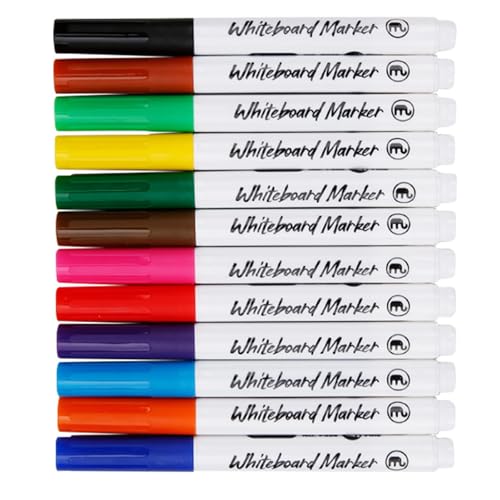 RETUOLWAG Whiteboard-Marker auf Wasserbasis, schnell trocknend, nachfüllbar, für Glas, Metall, Acryl, 12 Farben RETUOLWAG Whiteboard-Marker auf Wasserbasis, schnell trocknend, nachfüllbar, für Glas, Metall, Acryl, 12 Farben von RETUOLWAG