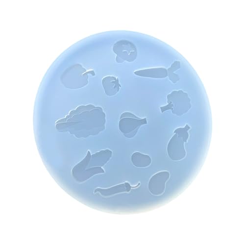 Silikonform in Gemüseform für Harzkunst, Epoxidharz, Karotten, Tomaten, Salat, Zubehör, Ornament, Gemüse, Silikonform von RETUOLWAG