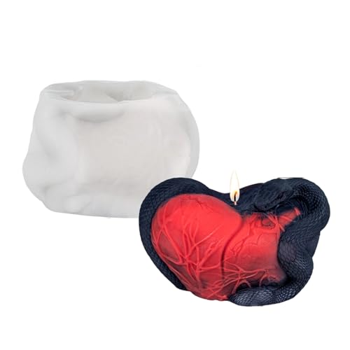 Silikonformen mit Schlangenherz, leicht zu lösen, Epoxidharz, Bastelbedarf Silikonformen mit Schlangenherz, leicht zu lösen, Epoxidharz, Bastelbedarf von RETUOLWAG