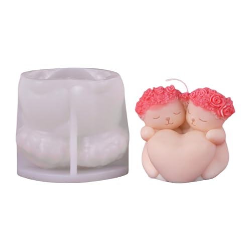 Silikonkerzenformen Für Epoxidharz Home Dekoration Herz Rose Paar Bär Silikon Kerzenform Seife Form Handgefertigte Form Silikonkerzenformen Für Epoxidharz Home Dekoration Herz Rose Paar Bär Silikon Kerzenform Seife Form Handgefertigte Form von RETUOLWAG