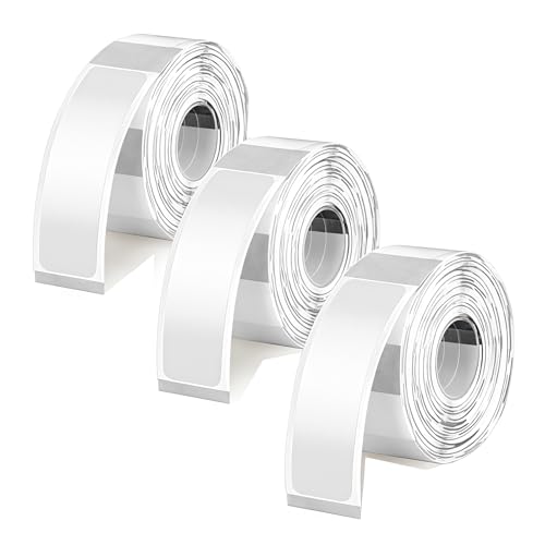 Thermo-Etiketten, rechteckig, 12 x 40 mm, transparent, wasserabweisend, selbstklebend, Aufkleber für Zuhause, Büro, Schule, Namensetiketten für Organisation, 480 Stück Thermo-Etiketten, rechteckig, 12 x 40 mm, transparent, wasserabweisend, selbstklebend, Aufkleber für Zuhause, Büro, Schule, Namensetiketten für Organisation, 480 Stück von RETUOLWAG