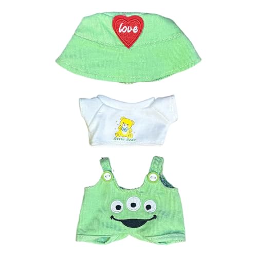 2 x Kleidung für 17 cm große Puppe, Anime-Cosplay-Kleid für Puppe, süßes Puppen-Outfit-Zubehör (Puppe nicht im Lieferumfang enthalten) (Alien) von RETZLA