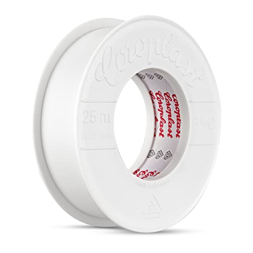 REV 0518217777 Isolierband, Klebeband 25m. Zum Isolieren von Kabeln. 25 x 0,15 mm, weiss REV 0518217777 Isolierband, Klebeband 25m. Zum Isolieren von Kabeln. 25 x 0,15 mm, weiss von REV
