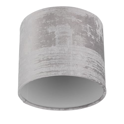 REV Lampenschirm im Vintage Look - Lampenschirm für Tischlampe, Ø 14cm, Ersatzlampenschirm Hänge- und Stehlampe, rund, grau REV Lampenschirm im Vintage Look - Lampenschirm für Tischlampe, Ø 14cm, Ersatzlampenschirm Hänge- und Stehlampe, rund, grau von REV