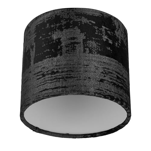 REV Lampenschirm im Vintage Look - Lampenschirm für Tischlampe, Ø 14cm, Ersatzlampenschirm Hänge- und Stehlampe, rund, schwarz REV Lampenschirm im Vintage Look - Lampenschirm für Tischlampe, Ø 14cm, Ersatzlampenschirm Hänge- und Stehlampe, rund, schwarz von REV