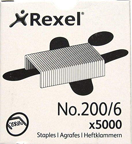 Rexel 200/6 Heftklammern, 6 mm, 5000 Stück Rexel 200/6 Heftklammern, 6 mm, 5000 Stück von Rexel