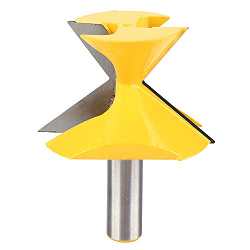 1 / 2" Shank 52° X 38° Crown Trim Router Bit | Carbide - Tipped Wood Cutter | For Hardwood / Chipboard / Cornices | 2 - Flute, 1 - 1 / 2" Cut 1 / 2" Shank 52° X 38° Crown Trim Router Bit | Carbide - Tipped Wood Cutter | For Hardwood / Chipboard / Cornices | 2 - Flute, 1 - 1 / 2" Cut von REXVTNS
