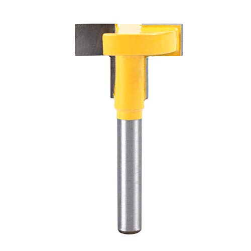 1 / 4 Shank Carbide T - Slot Router Bit | 27mm Wood Cutter for Pine / Softwood | Heat - Tolerant Coating | Fits Trimmers & Engravers (Cutter head diameter 27mm) von REXVTNS