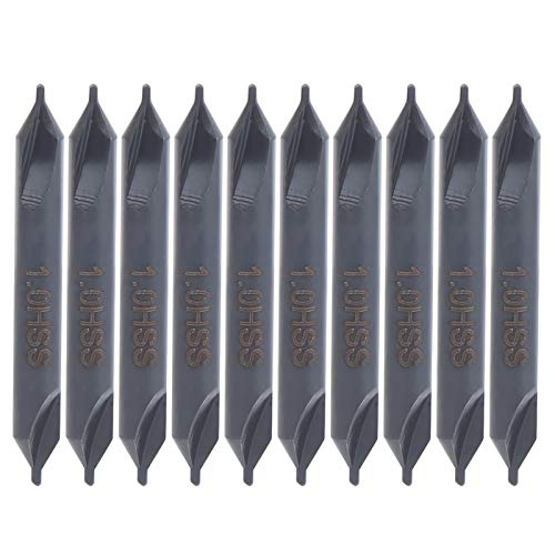 10 Stück HSS-Zentrierbohrer Typ A |Spiralbohrer mit Vollschliff für Matrizenstahl/Edelstahl |1 mm Präzisionsbohrer für Tischbohrmaschinen/Fräsmaschinen 10 Stück HSS-Zentrierbohrer Typ A |Spiralbohrer mit Vollschliff für Matrizenstahl/Edelstahl |1 mm Präzisionsbohrer für Tischbohrmaschinen/Fräsmaschinen von REXVTNS