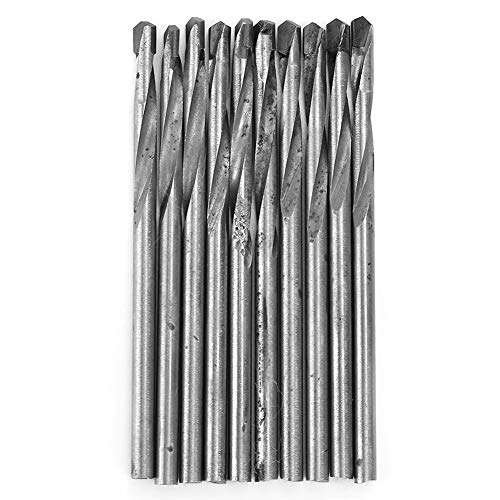 10pcs Carbid Twist Bohrer Bits Set | Hohe Härte für Holz/Kunststoff/Metall | 3,0 mm 4,0 mm 6,8 mm 7,0 mm Größen | Runde Schaft für Bohrmaschinen (6.8mm (10 pieces)) von REXVTNS