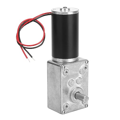 12 -V -Zahnradmotor | Hochtorsionsgeschwindigkeit reduzieren das elektrische Getriebe | 8mm Wellenmotor für Vorhangmaschinen/angeschlossene Geräte | 400 U/min - 10 U/min (12V,200RPM) von REXVTNS