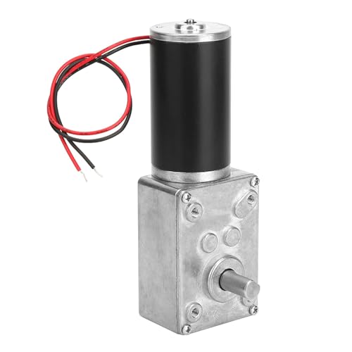 12 -V -Zahnradmotor | Hochtorsionsgeschwindigkeit reduzieren das elektrische Getriebe | 8mm Wellenmotor für Vorhangmaschinen/angeschlossene Geräte | 400 U/min - 10 U/min (12V,20RPM) von REXVTNS