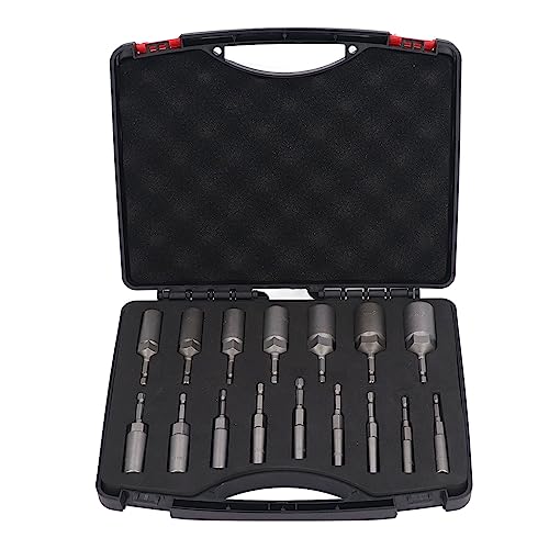 16PCS Hex Shank Deep Socket Set | Chrome Alloy Steel Strong Sockets for Electric Drill/Wrench/Automotive | 5-19mm Assortment with Storage Box 16PCS Hex Shank Deep Socket Set | Chrome Alloy Steel Strong Sockets for Electric Drill/Wrench/Automotive | 5-19mm Assortment with Storage Box von REXVTNS