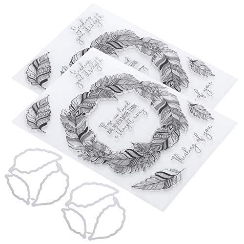2 Sets Lightweight Clear Stamp | Transparent DIY Stamps for Scrapbooking/Cards/Journals | Flexible Material with Cutting Template | Reusable & Skin - Friendly 2 Sets Lightweight Clear Stamp | Transparent DIY Stamps for Scrapbooking/Cards/Journals | Flexible Material with Cutting Template | Reusable & Skin - Friendly von REXVTNS