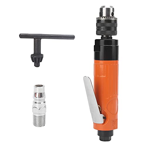 3/8in gerade pneumatischer Bohrer | Legierterstahl pneumatischer Schraubendreher & Bohrmaschine | 1200 U/min mit Reduktionsgetriebe zum Schleifen/Bohrungen/Debring | KP - (Japanese Style) von REXVTNS