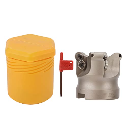 4 Flute Face Mill Head | Spiral Offset CNC Milling Cutter for APMT1204 Insert | 40Cr Material with Coating for Metal Processing/Fine & Rough Machining | EMR 5R50 22 Model 4 Flute Face Mill Head | Spiral Offset CNC Milling Cutter for APMT1204 Insert | 40Cr Material with Coating for Metal Processing/Fine & Rough Machining | EMR 5R50 22 Model von REXVTNS